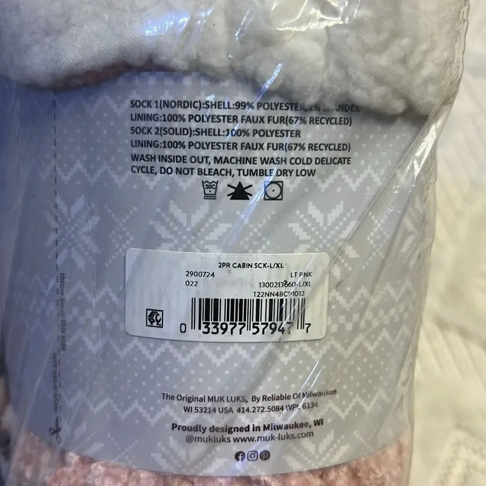 Muk Luks - Cabin Socks / 2-Pack